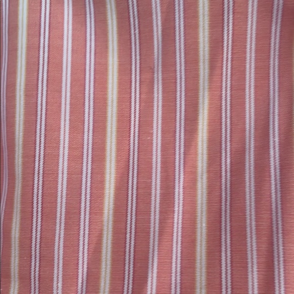 Brooks Brothers Orange Dress Non-Iron Stretch Shirt Slim Fit Large - Picture 6 of 13